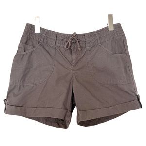 The North Face Rolled Cuff Tekware Hiking with Drawstring Raisin Grey Shorts